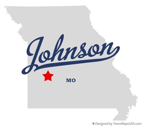 Map Of Johnson Polk County Mo Missouri