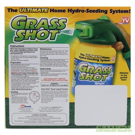 Grass Shot The Ultimate Home Hydro Seeding System Salvex