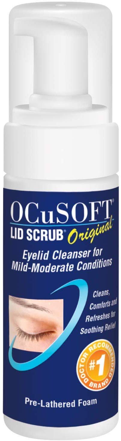 Ocusoft Lid Scrub Foaming Eyelid Cleanser 7 25 Fluid Ounce Amazon
