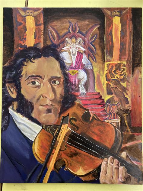 Heres A Painting I Made Of Paganini The Devils Violinist R