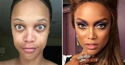 21 Photos Of Celebrities With And Without Their Makeup Makeup