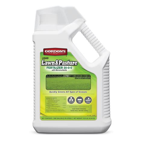 Gordons Liquid Lawn And Pasture Fertilizer 20 0 0 With Micronutrients