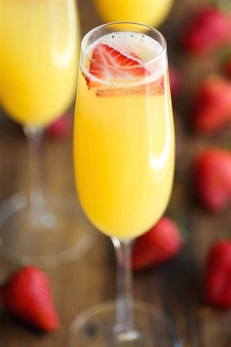 Strawberry And Pineapple Mimosas Just A Pinch Recipes
