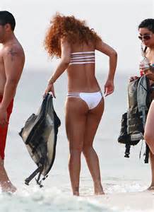 Rihanna White Bikini Candids In Barbados Gotceleb My Xxx Hot Girl