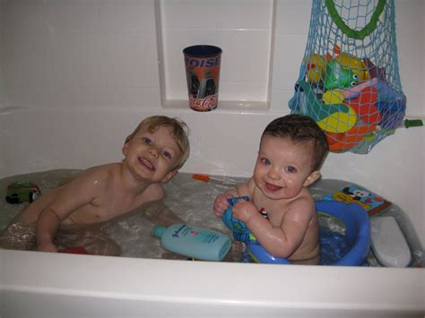 The Coon Family Brother Bath Time