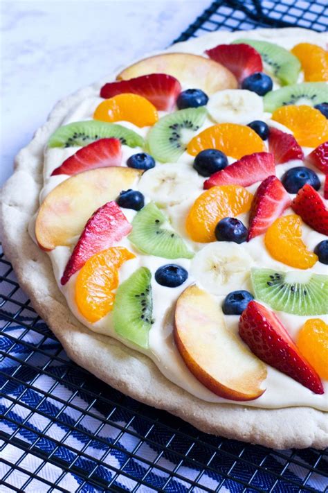 Want to make cute gluten free cut out sugar cookies which is egg free too? Sugar Cookie Fruit Pizza | Recipe | Easy fruit pizza ...