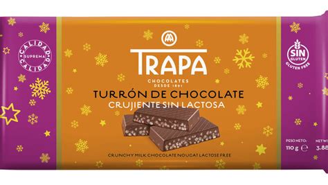 Chocolates Trapa Lanza El Primer Turr N Crujiente Sin Lactosa