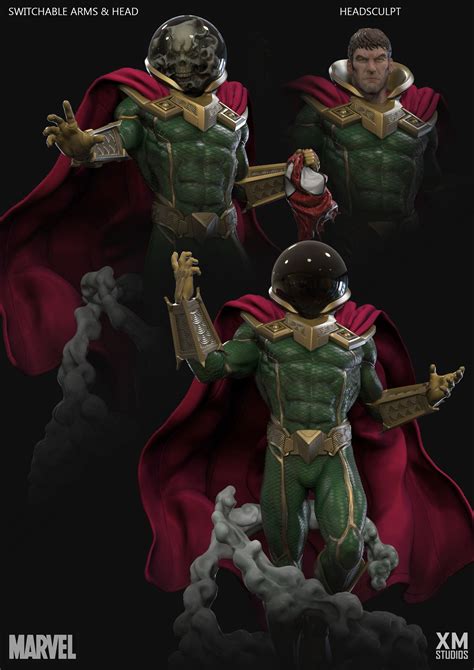 Xm Studios Mysterio Marthin Agusta Marvel Statues Marvel Spiderman