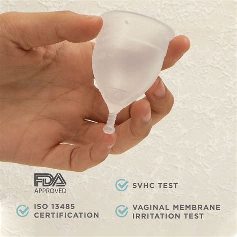 Pee Safe Us Fda Approved Reusable Menstrual Cup With Medical Grade Silicone For Women Large