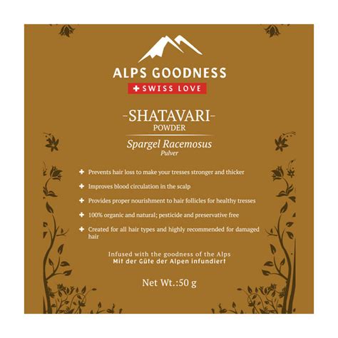 Alps Goodness Powder Shatavari 50 G