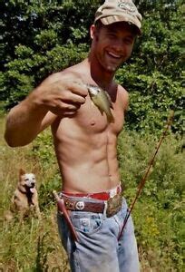 Shirtless Male Muscular Redneck Fisherman Hairy Chest Nice Abs Photo Sexiz Pix