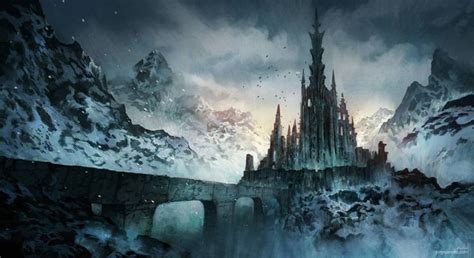 Dark Lords Castle By Jjcanvas On Deviantart Fantasy Concept Art Dark