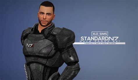 Mass Effect Armor N7 Standard Male By Xldsims At Simsworkshop Sims 4 Updates