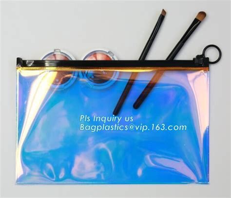 Eva Clear Vinyl Cosmetic Bag Slider Zipper Pencil Bag Promotional