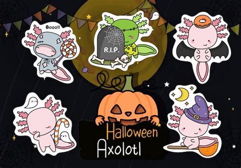 Premium Vector Cute Halloween Sticker Pack Collection Of Halloween