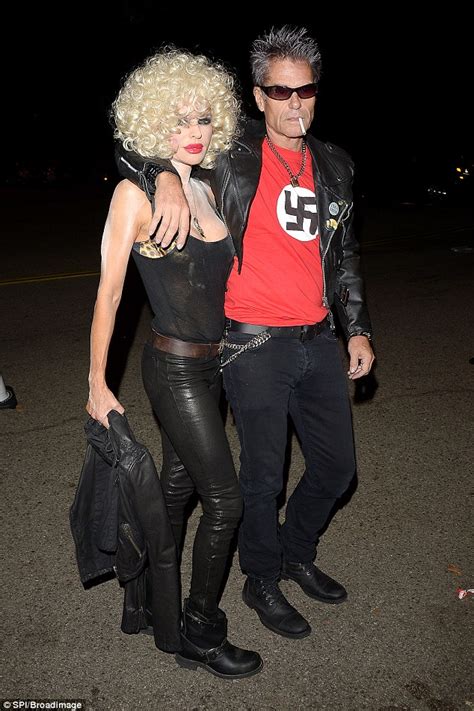 Harry Hamlin Wears Swastika For Sid Vicious Costume While Lisa Rinna