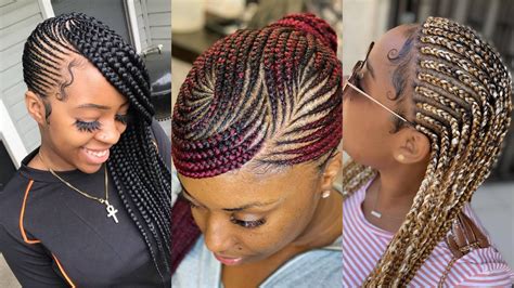 The weaving complements women with frizzy hair that is difficult to style, and it matches perfectly with all. Latest Ghana Weaving Styles For African Ladies | Zaineey's ...