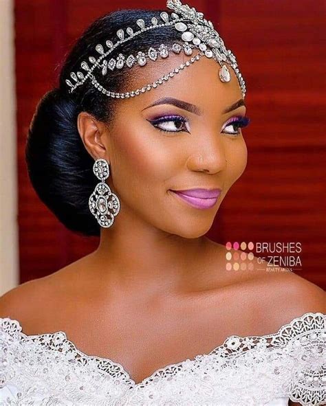 Pin By Kenya Miller On Wedding Ideas Wedding Hairstyles Bridesmaid African Wedding Hairstyles