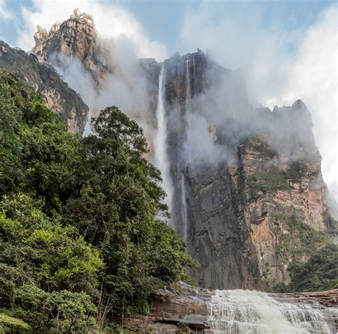 Angel Falls Salto Angel Is Worlds Highest Waterfalls 978 M Venezuela