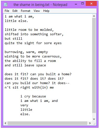 experimental poetry on Tumblr