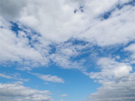 Clouds In The Blue Sky Sky Screensaver Or Background Stock Image