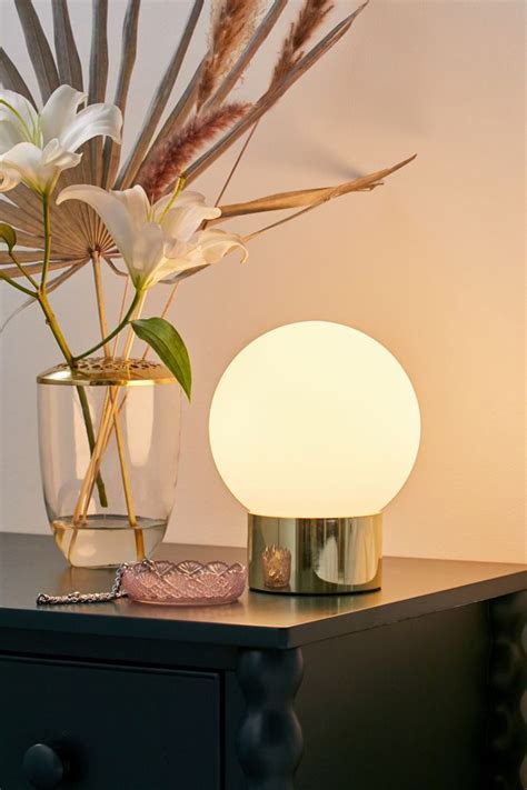 Delia Frosted Globe Table Lamp Urban Outfitters