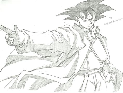 Goku The Flame Alchemist By Luffy12356 On Deviantart