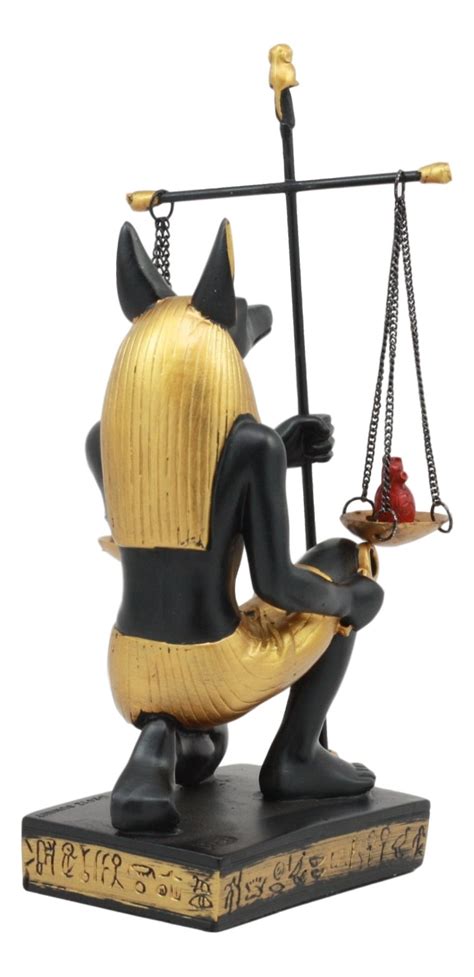 Buy Ebros Classical Egyptian God Of The Afterlife Anubis Holding The Scales Of Justice Statue 7