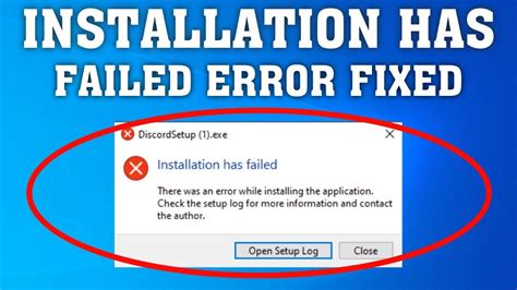 How To Fix Discordsetup Exe Installation Has Failed Error Windows