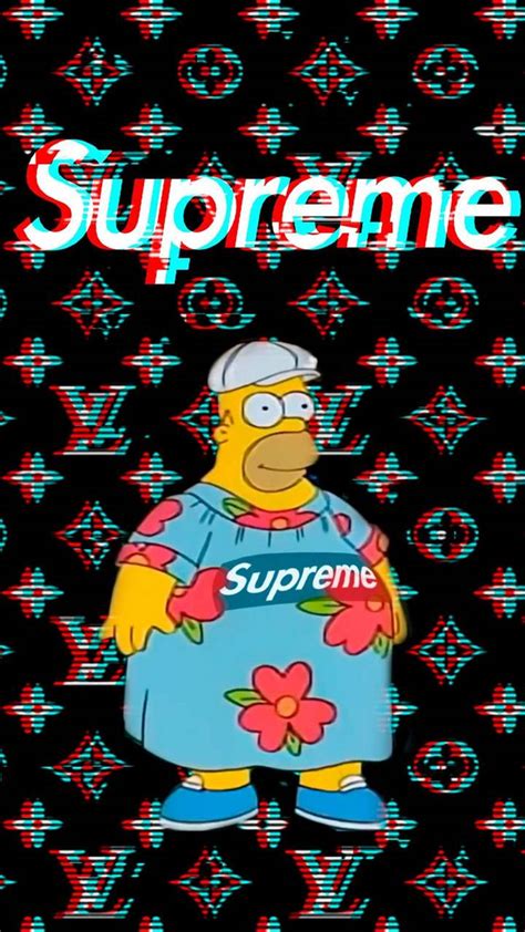 Homer Simpson Supreme Wallpapers Wallpaper Cave