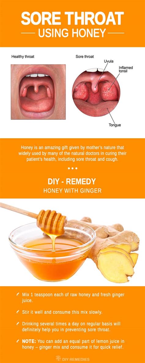 How To Get Rid Of Sore Throat Using Honey