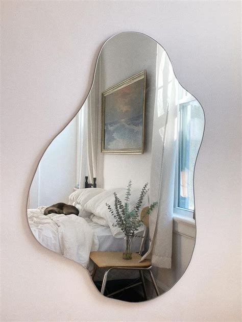 Asymmetrical Mirror Home Decorirregular Mirroraesthetic Etsy In 2021