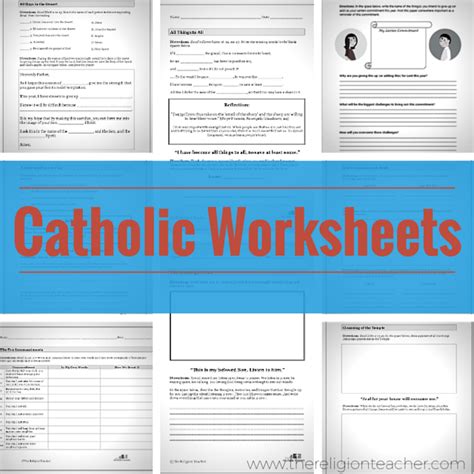 Catholic worksheets