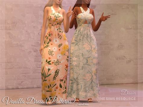 Vanilla Dress By Dissia From Tsr • Sims 4 Downloads