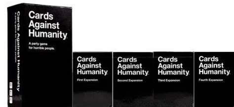 It is possible to combine expansion pack and original game cards while playing. Cards Against Humanity Complete Bundle Set Base Set Plus 1st 2nd 3rd 4th Expansion Packs New