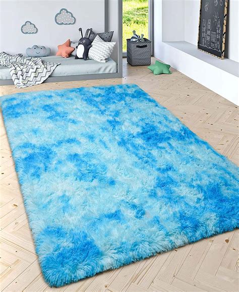 Shaggy Carpet 1500mm X 2000mm Sky Blue Theculinarium