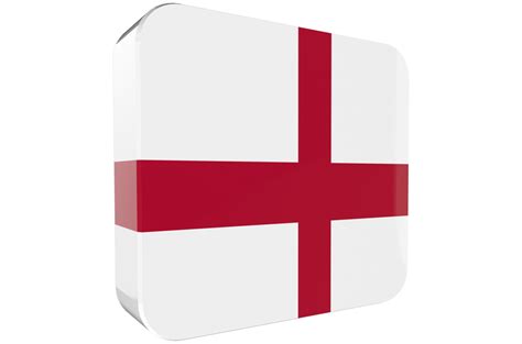 England 3d Flag Icon On Png Background 17785176 Png