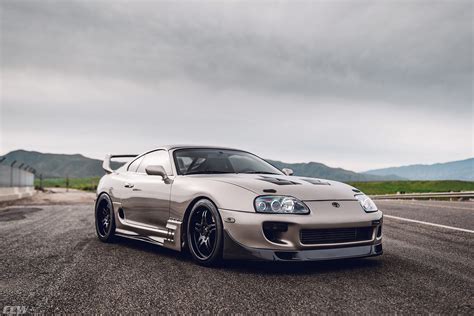 Quicksilver Toyota Supra Mkiv Ccw Sp505 Wheels In Matte Black