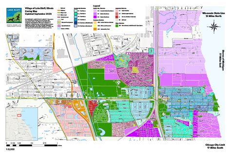 Zoning Map The Village Of Lake Bluff