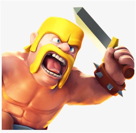 Barbarian Clash Of Clans Side View Transparent Png 1126x1126 Free
