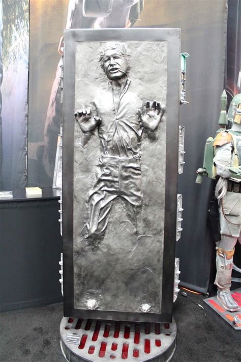 Sdcc 2012 Preview Night Photos Life Sized Han Solo In Carbonite