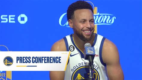 Stephen Curry 2022 Media Day Press Conference Golden State Warriors