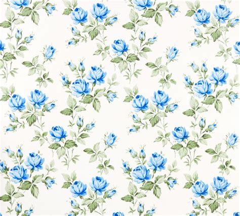 Free Download Retro Wallpaper Blue Roses Antique Vintage