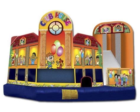 Some equipment is available to rent as well, including our popcorn and cotton candy machines. 5 in 1 Clubhouse - A bounce, an obstacle course, and a ...