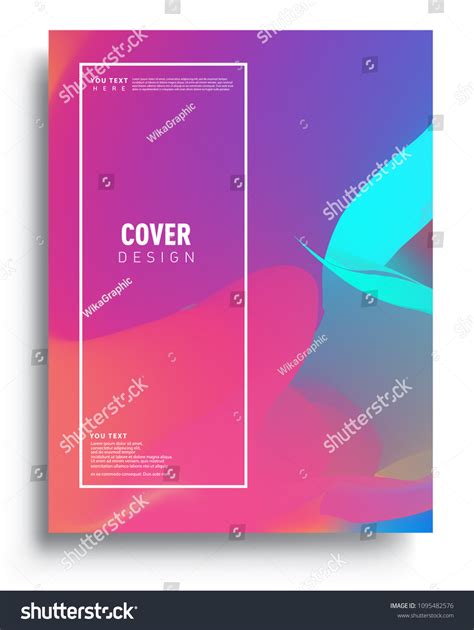Covers Template Liquid Color Liquid Colorful Stock Vector Royalty Free