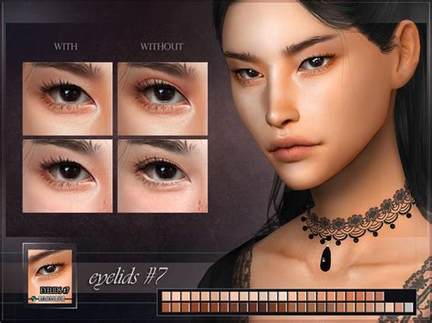 Eyelids 7 Monolids By Remussirion At Tsr Sims 4 Updates
