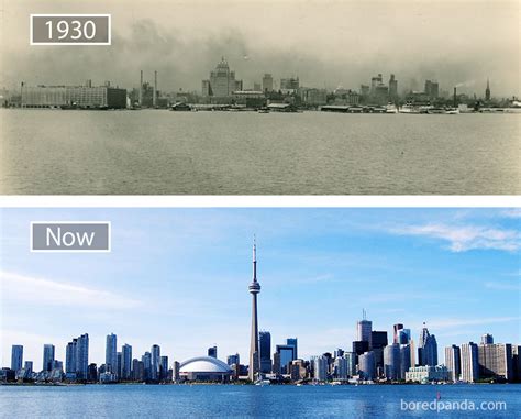 30 Before And After Pics Showing How Famous Cities Changed Over Time