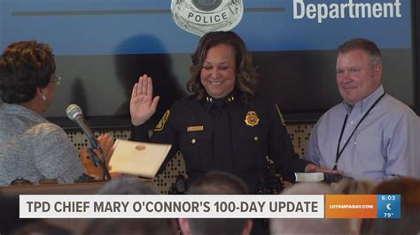 Tampa Police Chief Mary Oconnor To Give Update On First 100 Days In Office