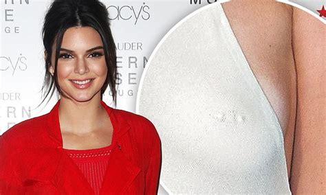 Kendall Jenner Admits Nipple Piercing Revealing She Had It Done To Be A Rebel Daily Mail Online