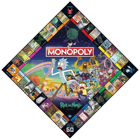 Rick And Morty Monopoly Board Game Buy Online In Egypt At Desertcart